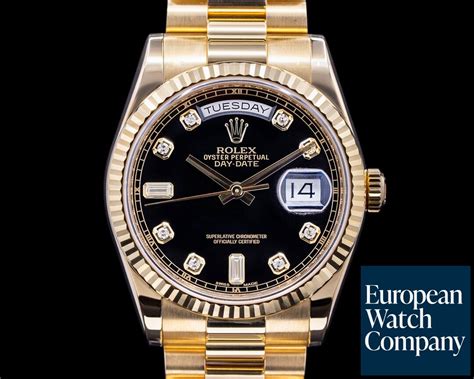 rolex 118238 black dial|rolex day date 118238.